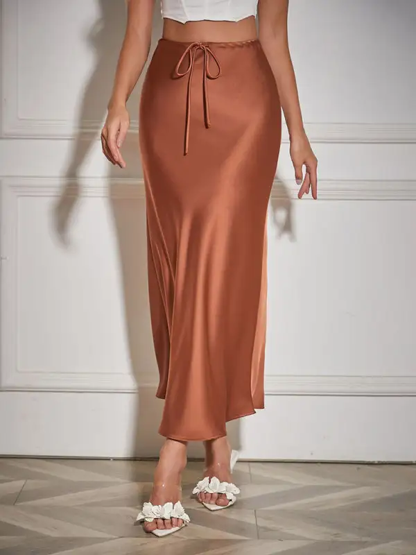 Fluid Airy Halter Skirt