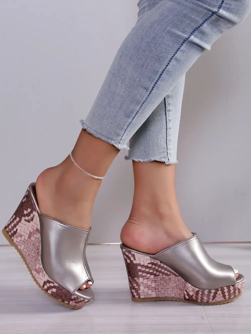 Heels Pu Sandals