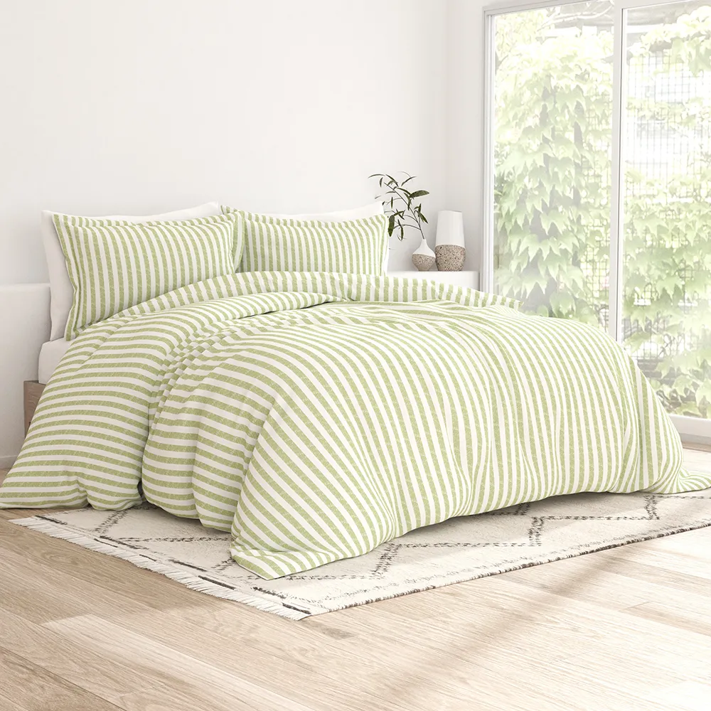 Rugged Stripes Pattern Duvet Cover Set