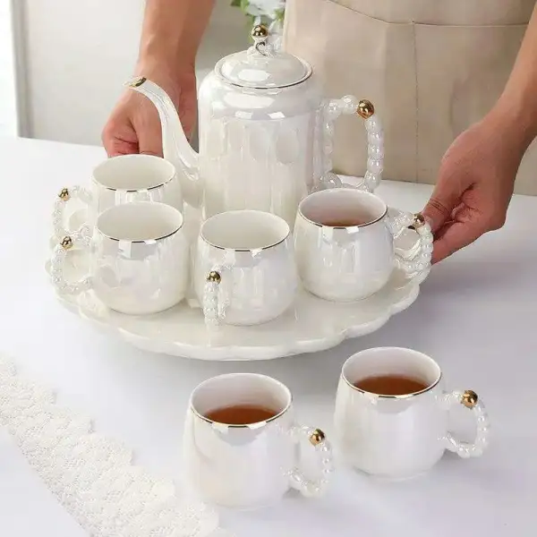 Ceramic Pearl Cup Set