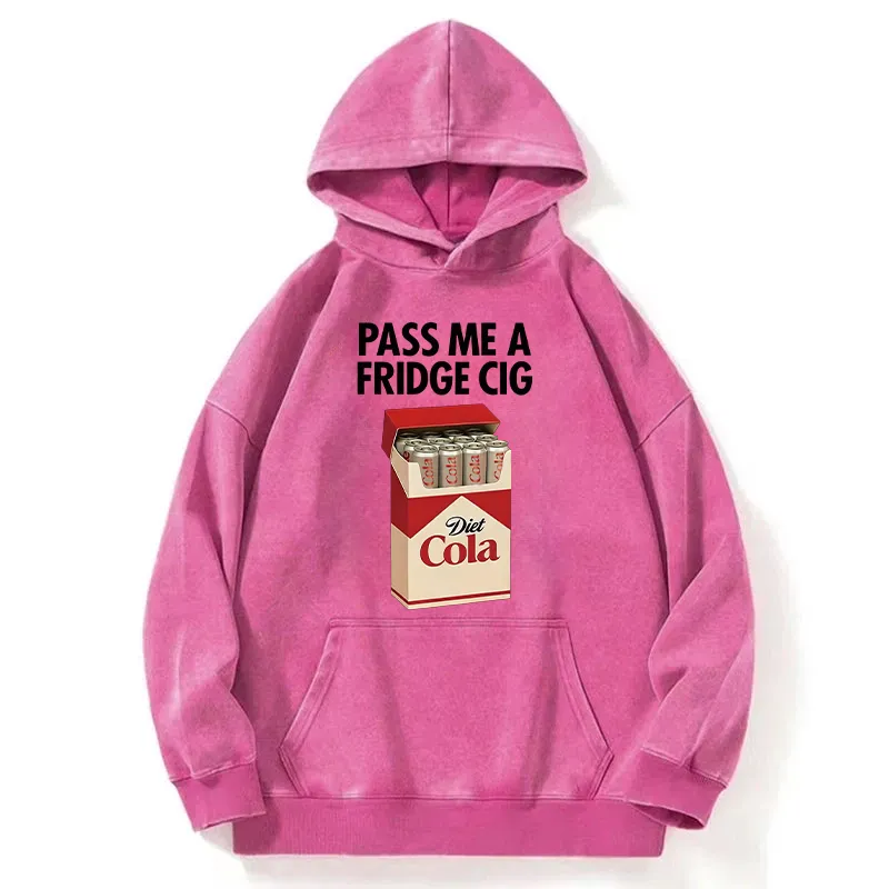 I Need Diet Cola Washed Hoodie