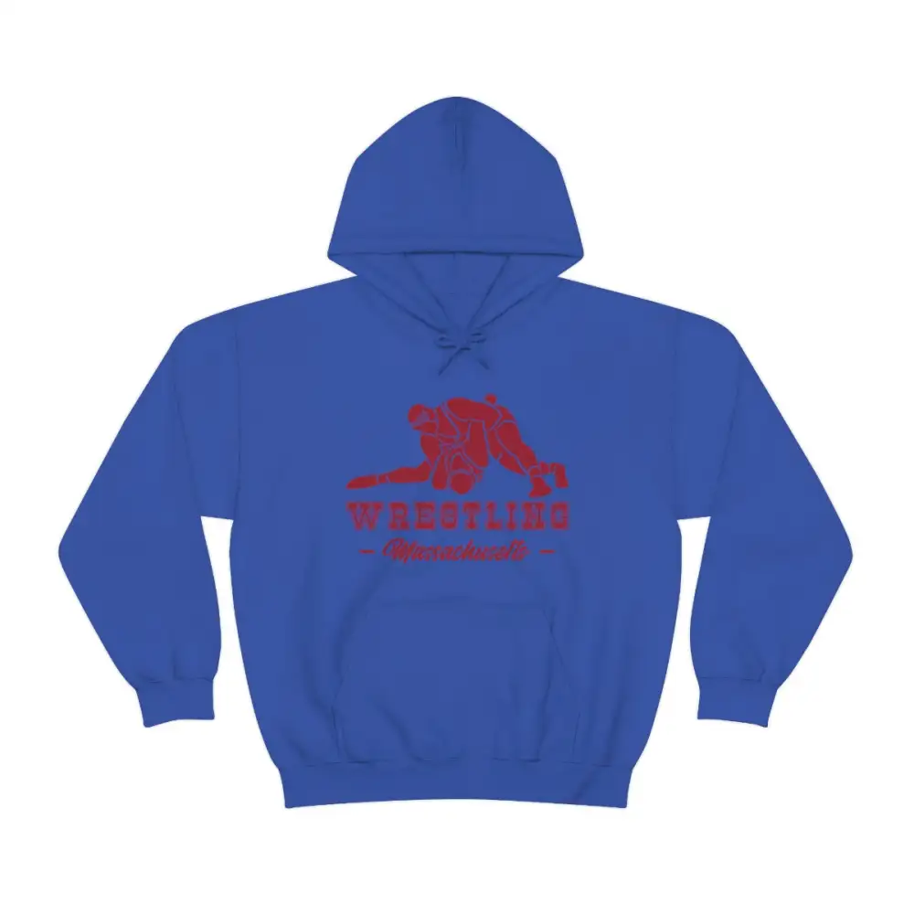 Sport Print Wrestling Graphic Pullover Hoodie