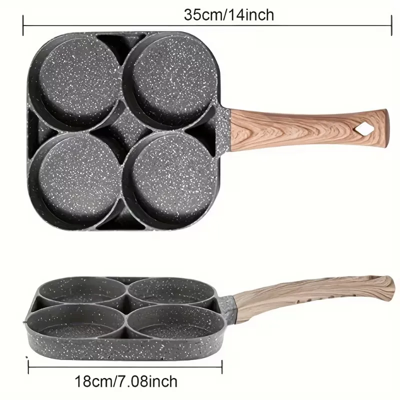 4-Compartment Breakfast Pan