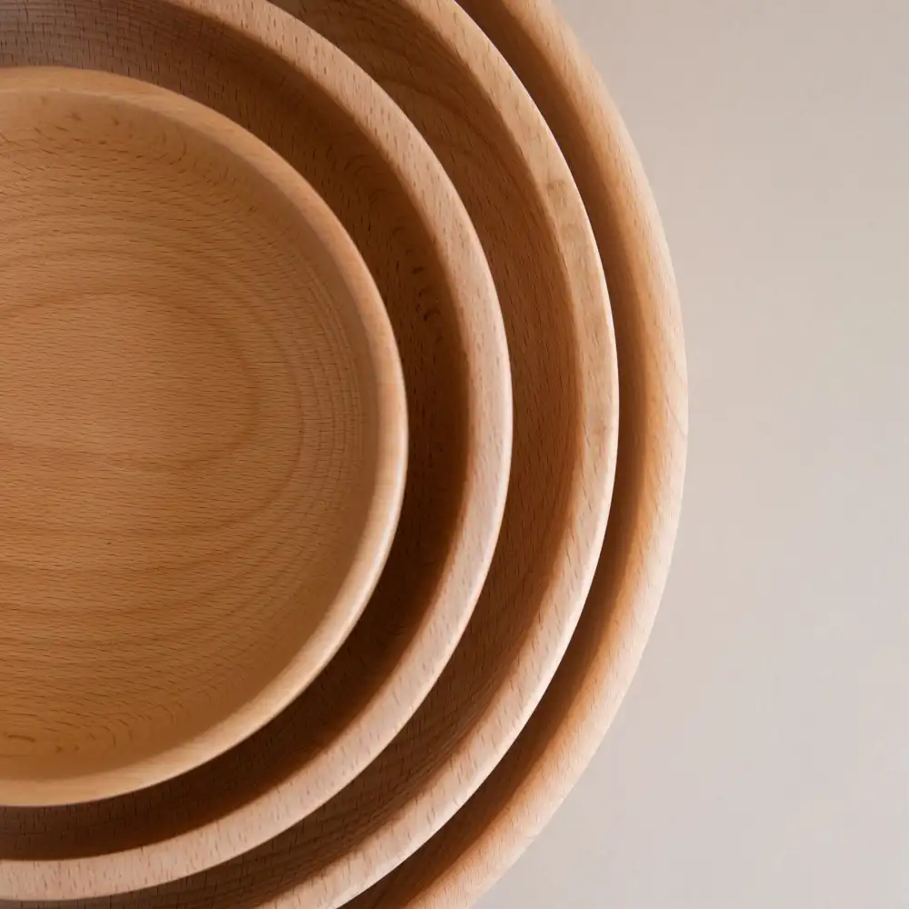 Beech Wood Serving Bowls