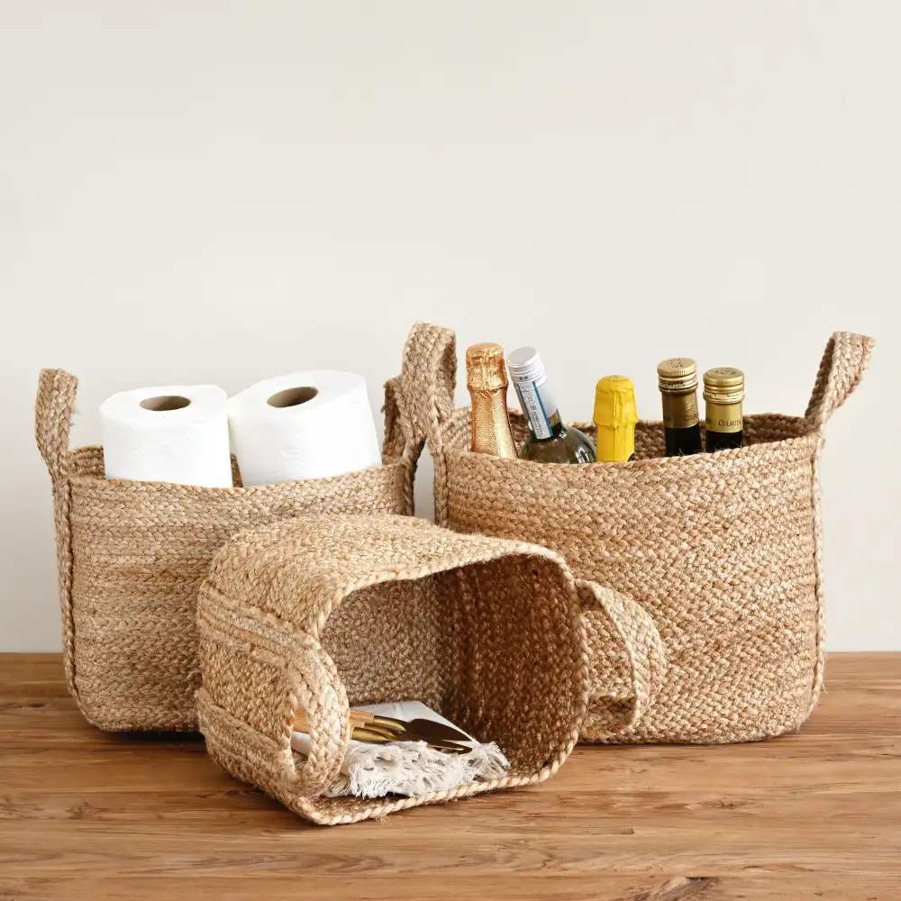 Structured Closet-Ready Practical Storage Basket