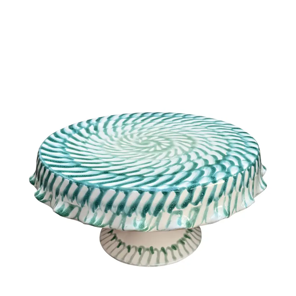 Hand-Painted Ceramic Serving Platter