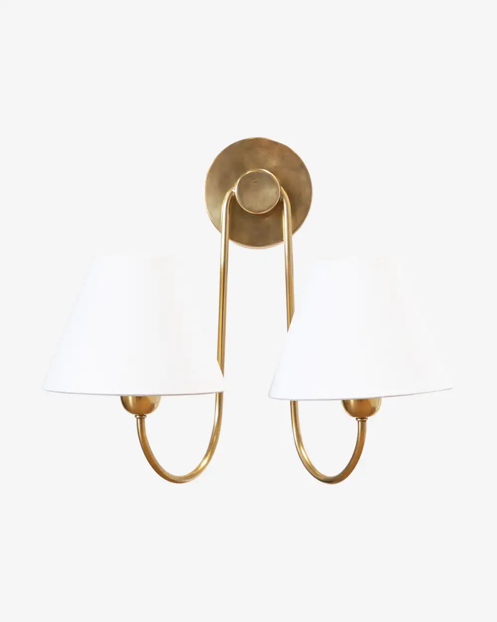 Vintage-Inspired Linen Wall Sconce