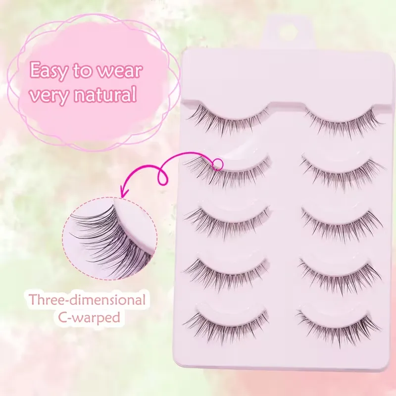Natural False Lashes Multipack Set