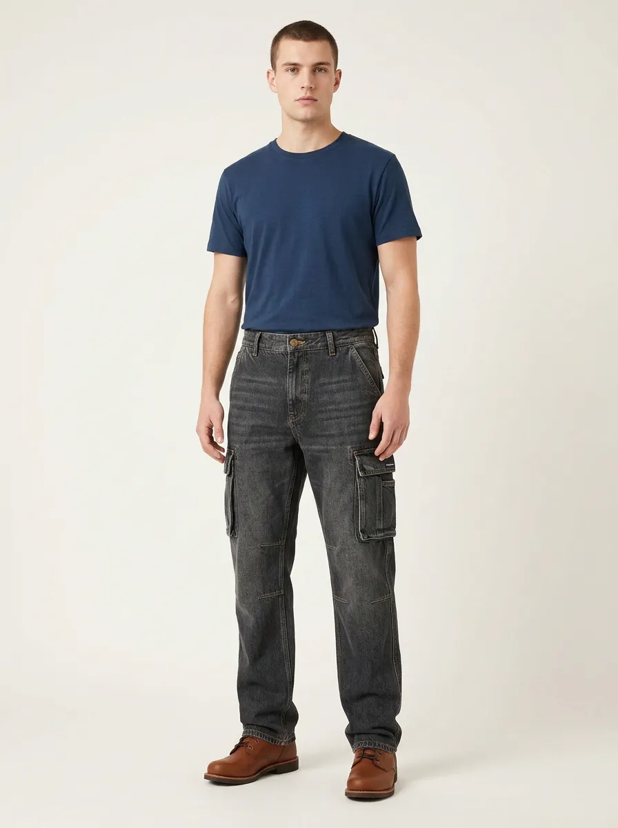 Modern Modern Rugged Denim Utility Pants