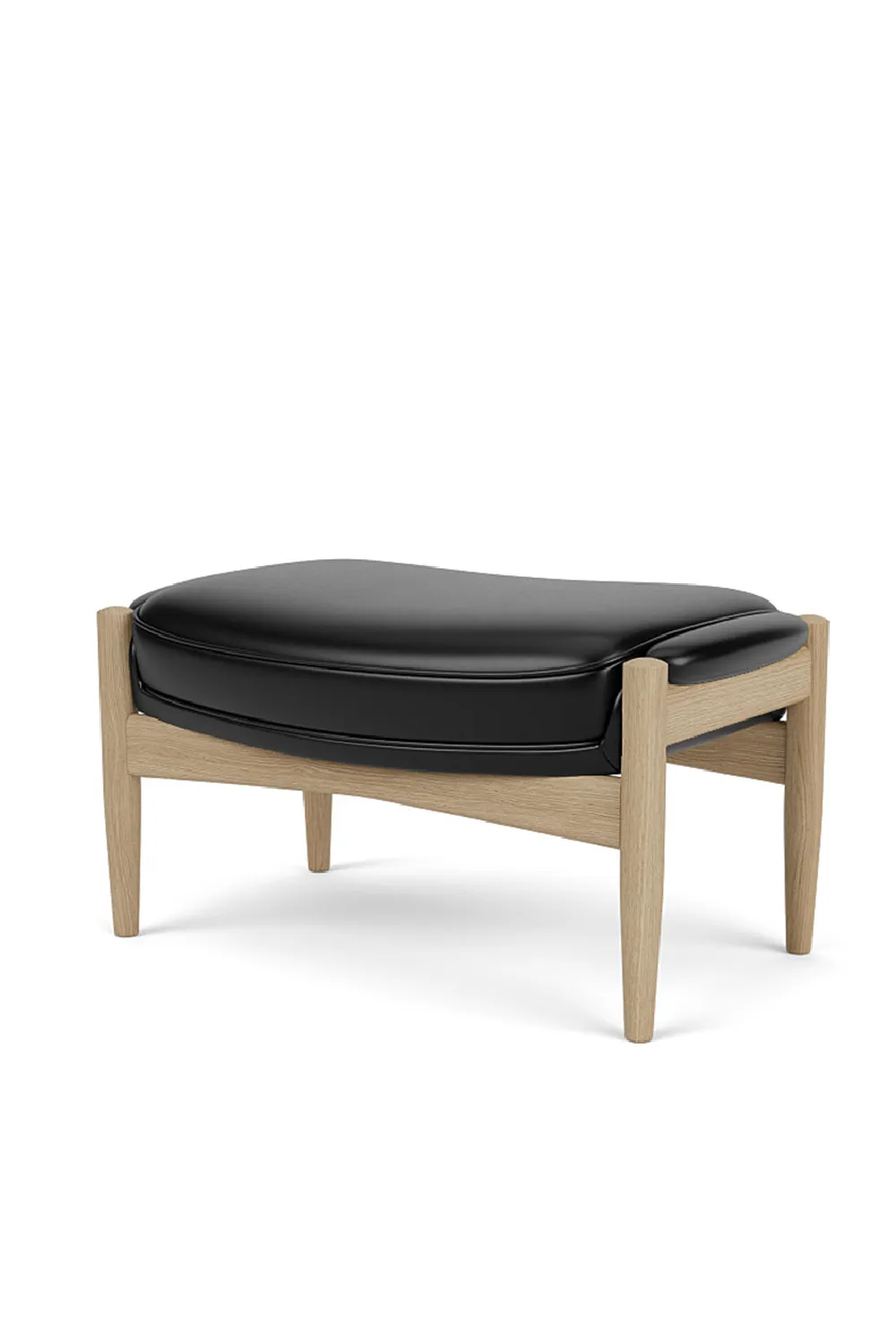 Wooden Leg Padded Ottoman