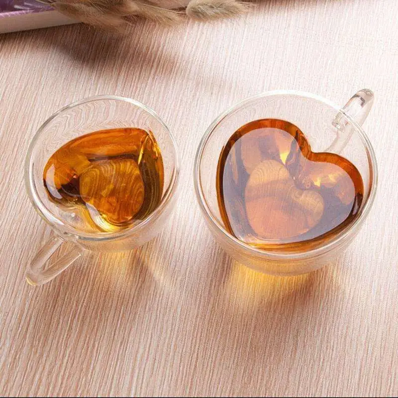 Insulated Glass Drinkware Set Table