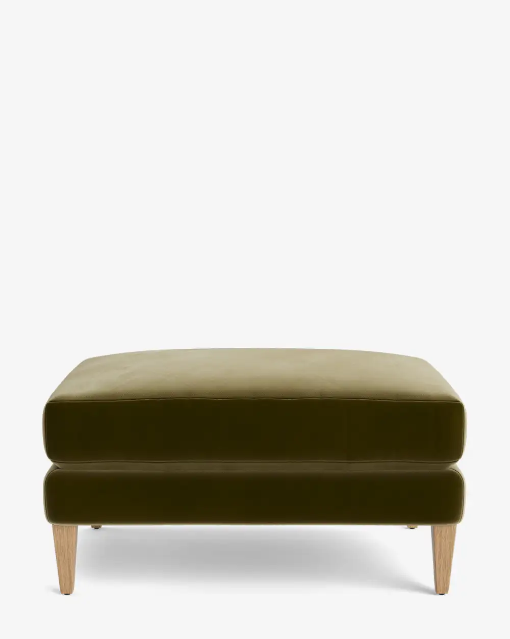 Modern Oak Ottoman