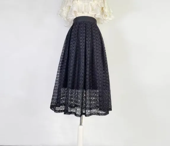 Fresh Festival Everyday Casual Lace Skirt
