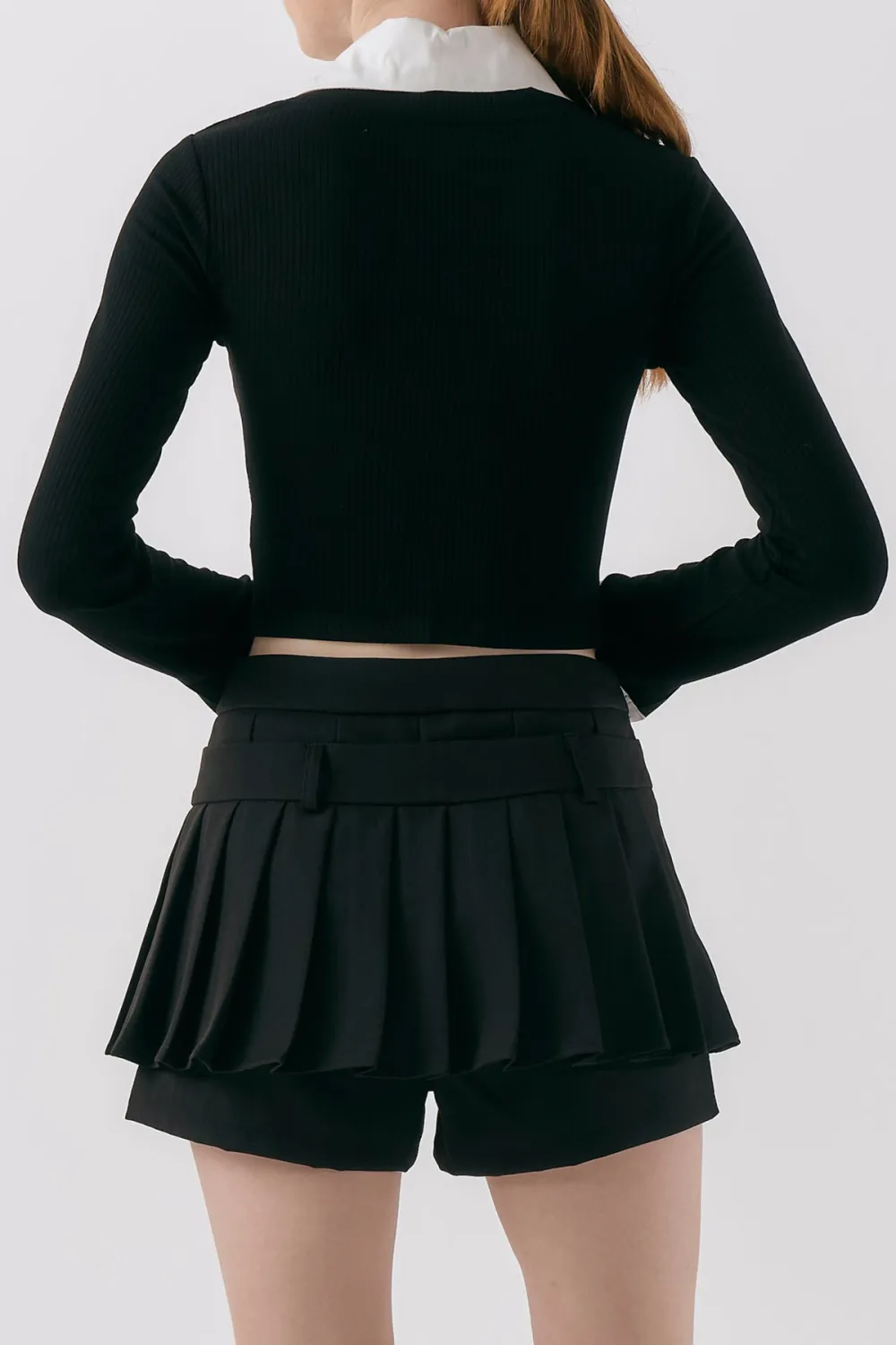 Layered Effect Knitted Top