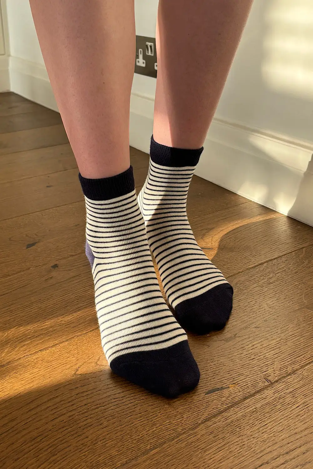 Mixed Stripe Ankle Socks