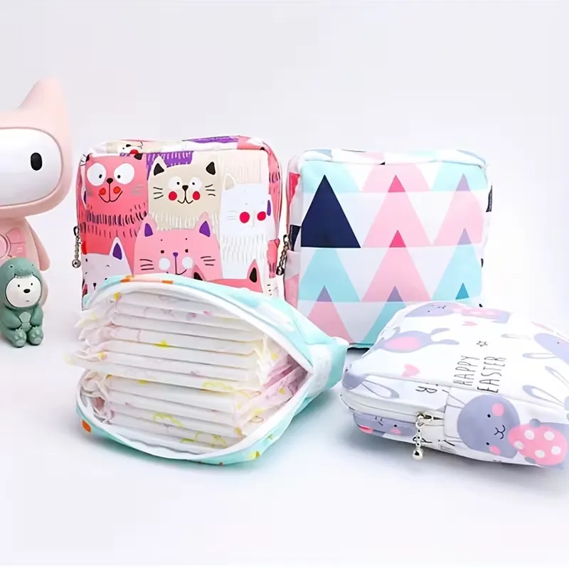 Printed Zipper Organizer Bag
