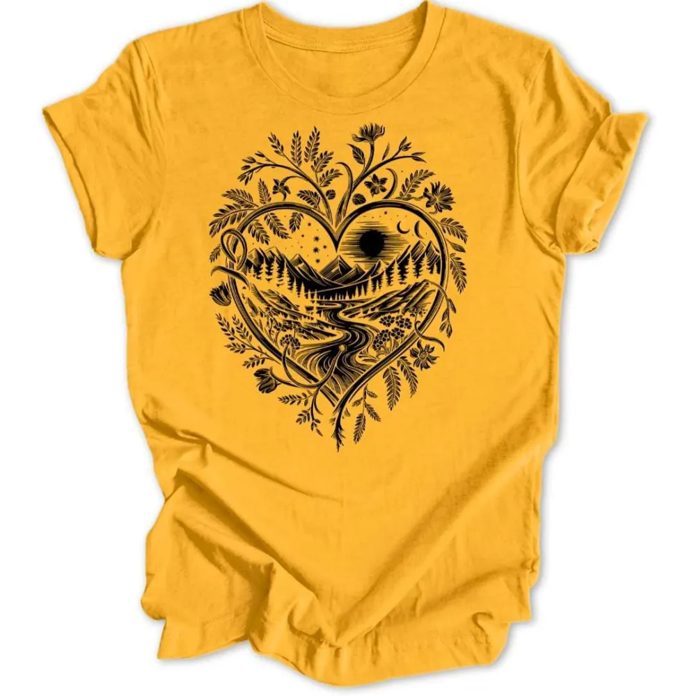 Nature Heart Unisex T-Shirt