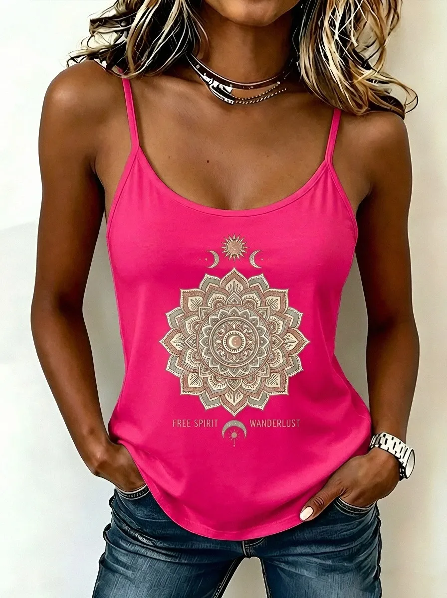 Boho Mandala Sun Tank Top Classic