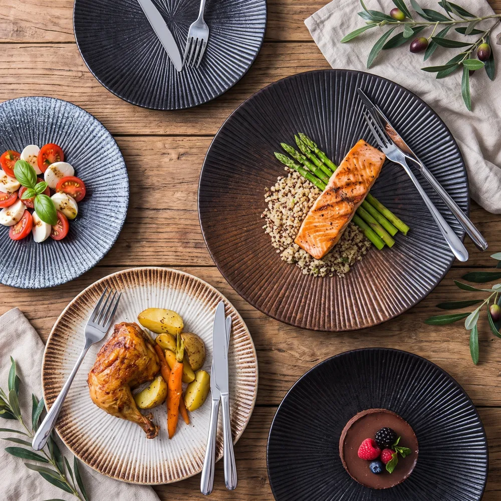 Disc Ceramic Dinner Plates