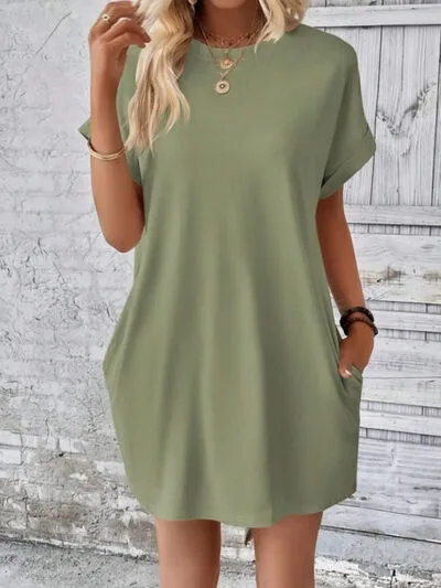 Classic Tee Short-Sleeve Cotton Mini Dress