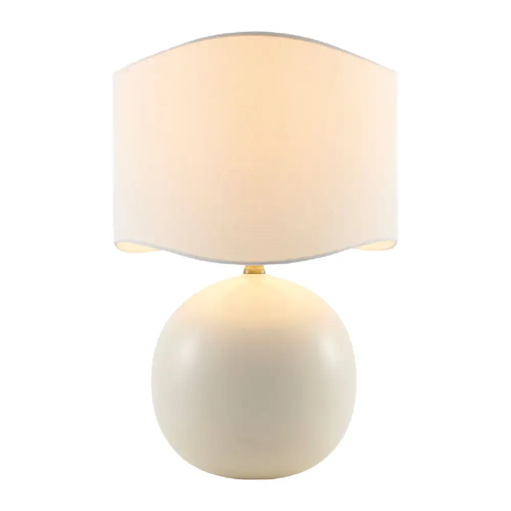 Wavy Jute Table Lamp