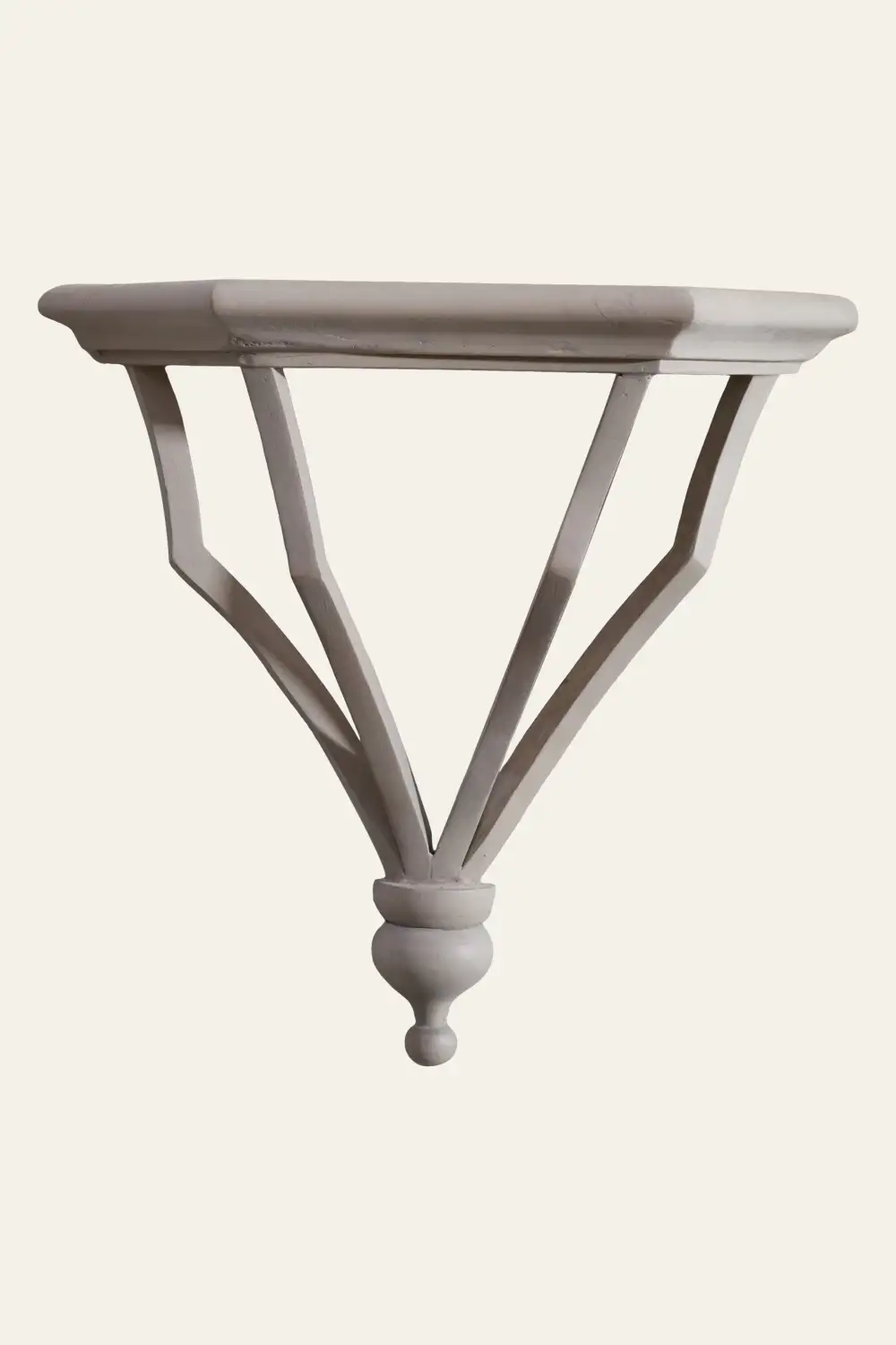 Curved Support Wooden Wall Bracket