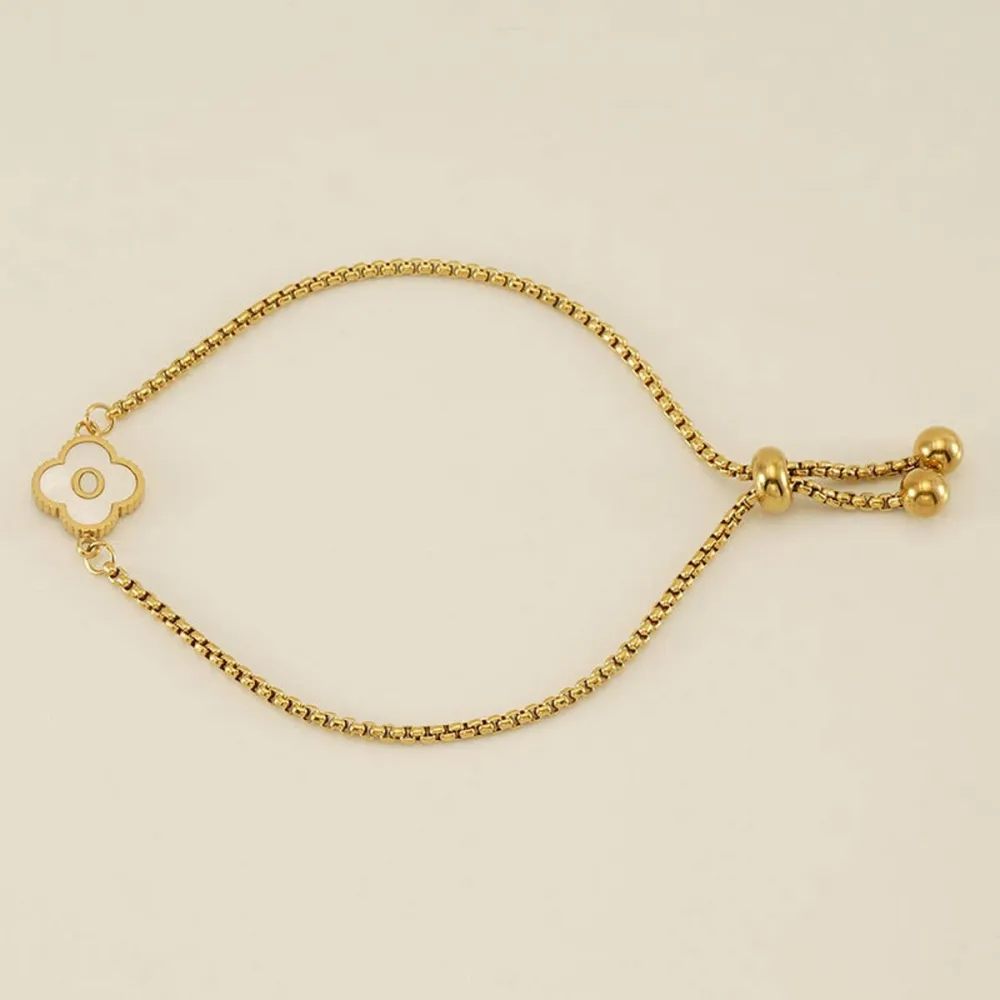 Adjustable Shell Charm Bracelet
