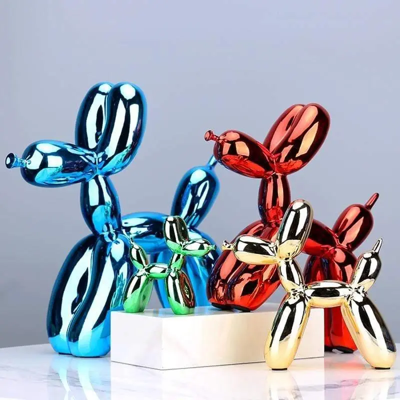 Resin Dog Accent Sculpture