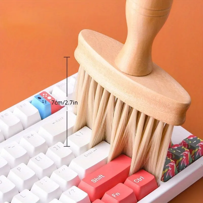 Wooden Handheld Dust Brush
