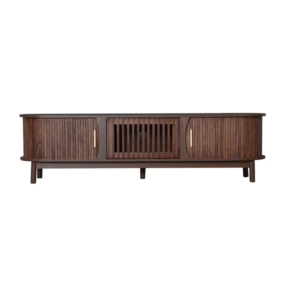 Sliding-Door Storage Media Tv Stand