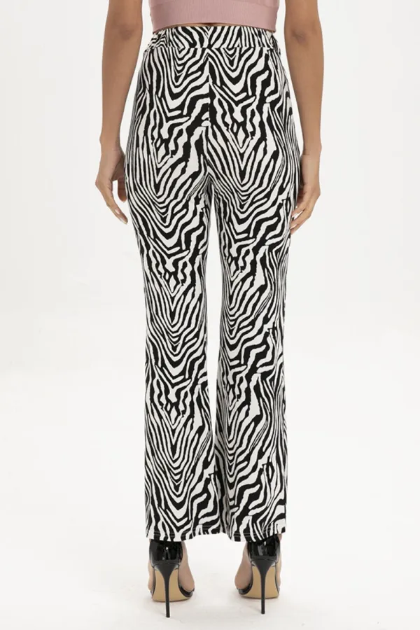 Straight Leg High Waist Pants