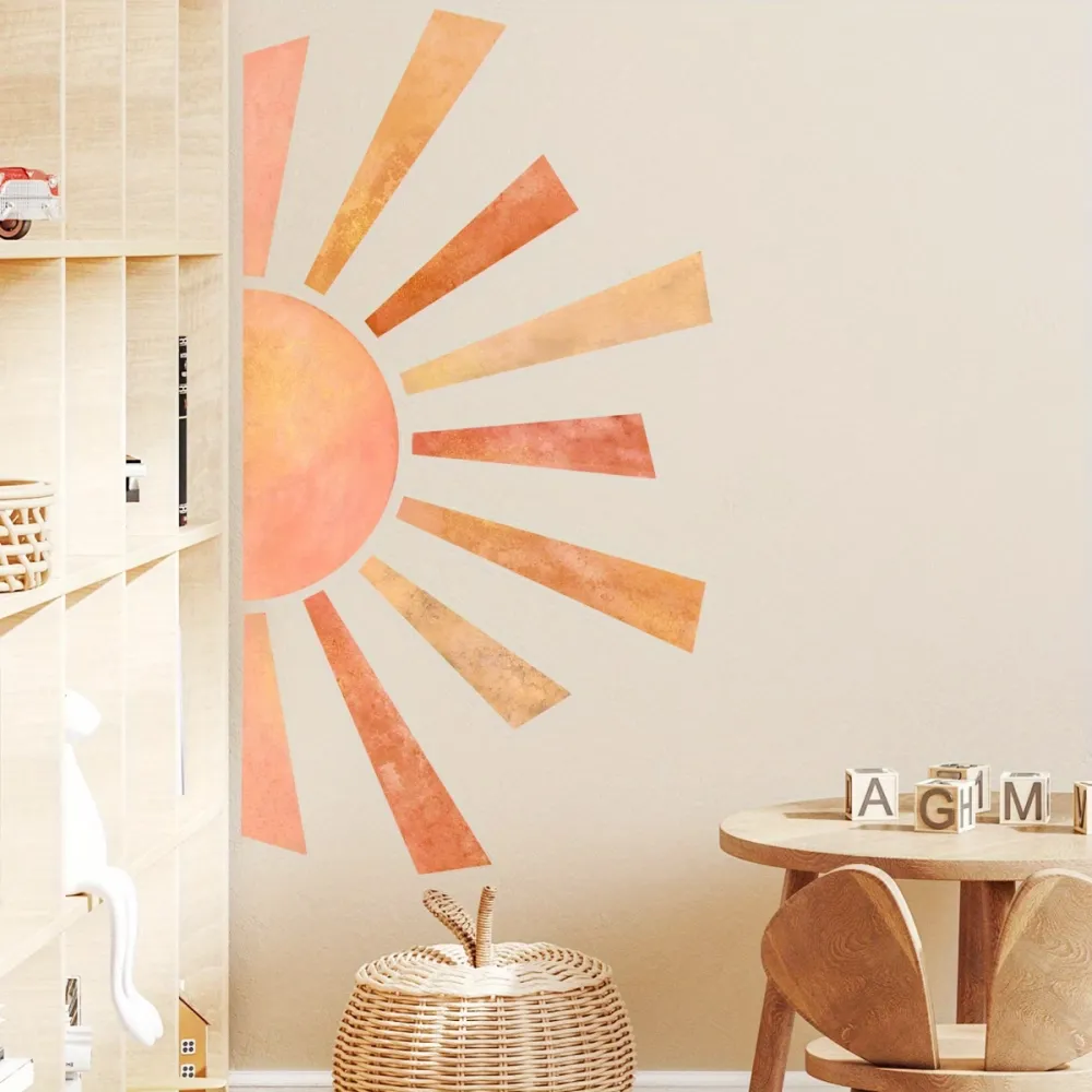 Watercolor Sun Wall Sticker