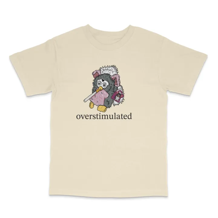 Overloaded Mood Graphic Cotton Tee