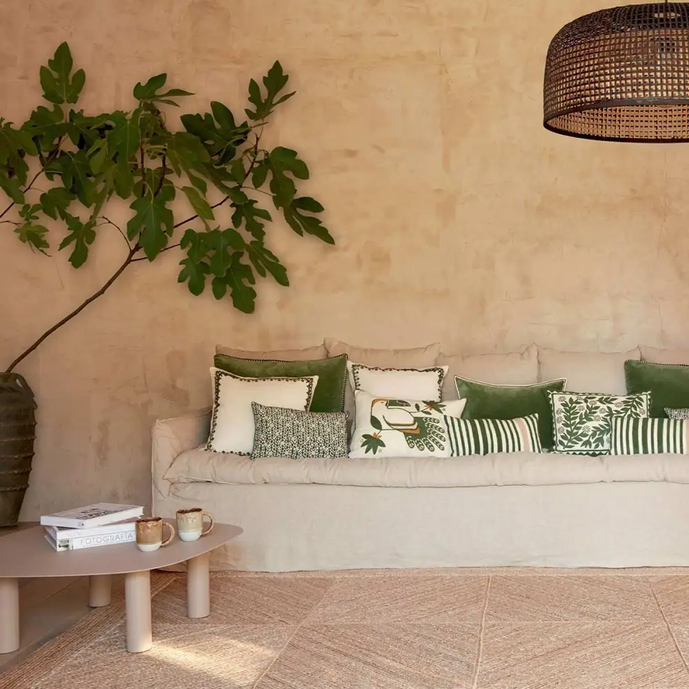 Jute Handwoven Braided Layered Area Rug