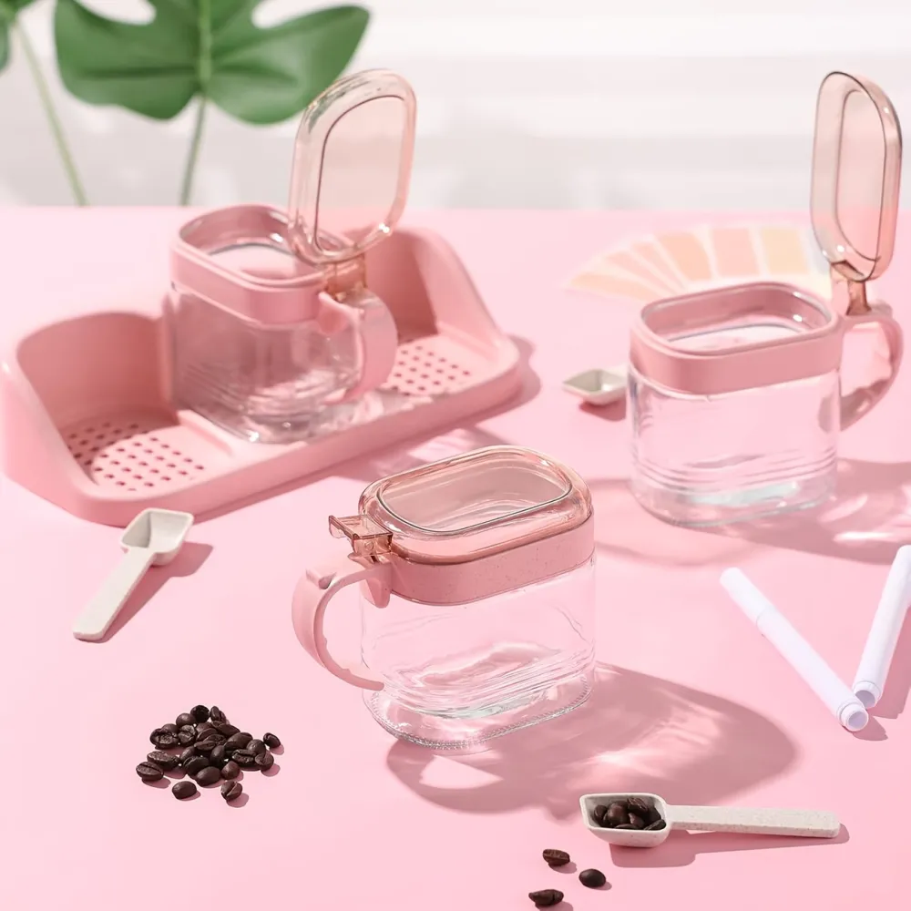 Glass Storage Jars Set
