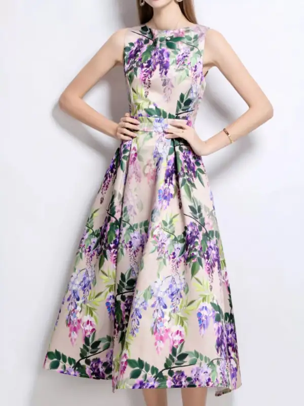 Sleeveless Sleeveless Midi Dress