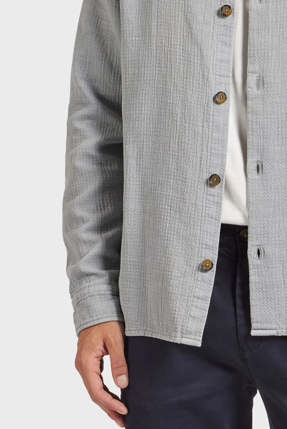 Utility Style Cotton Casual Overshirt