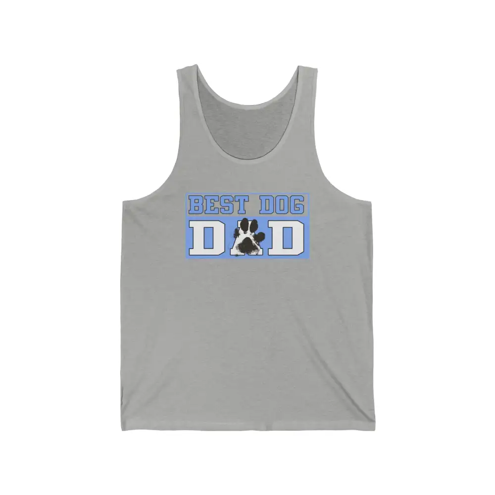 Dog Dad Paw Graphic Tank Top