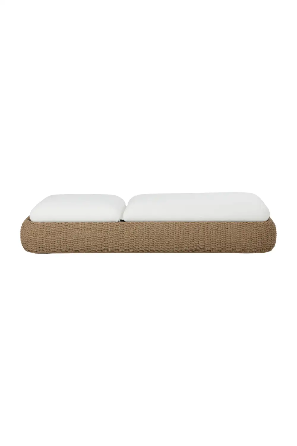 Wicker Weave Indoor/Outdoor Lounger