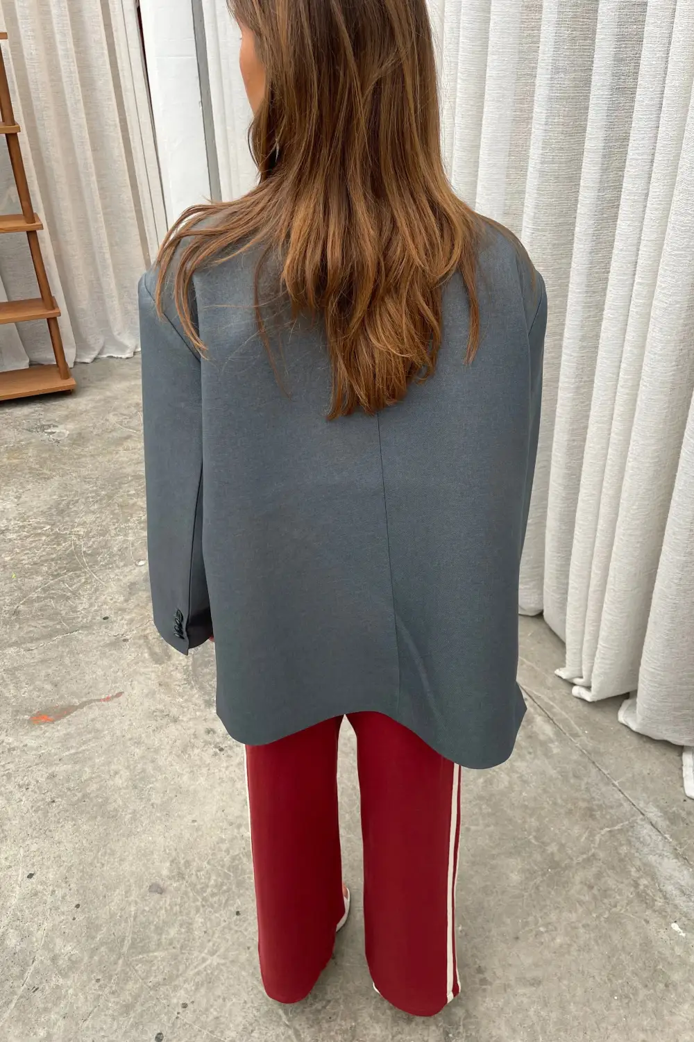 Oversized Slit Blazer