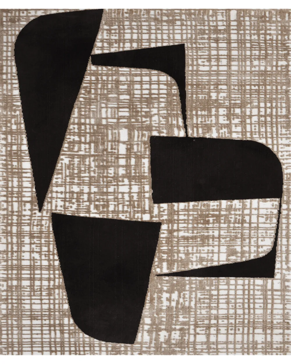 Knitted Abstract Area Rug