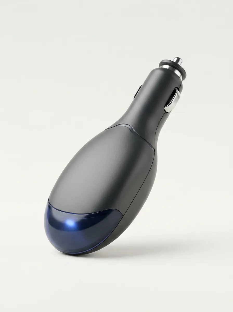 LED Car Fuel Saver Power-Socket Plug-In Device for Commuter Vehicles