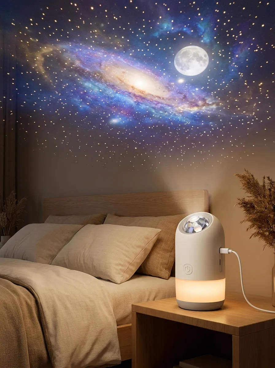 Comet Galaxy Moon Starry Sky Projector Night Light