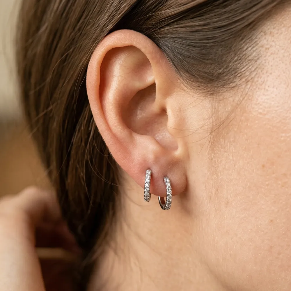 Timeless Titanium Hoop Earrings