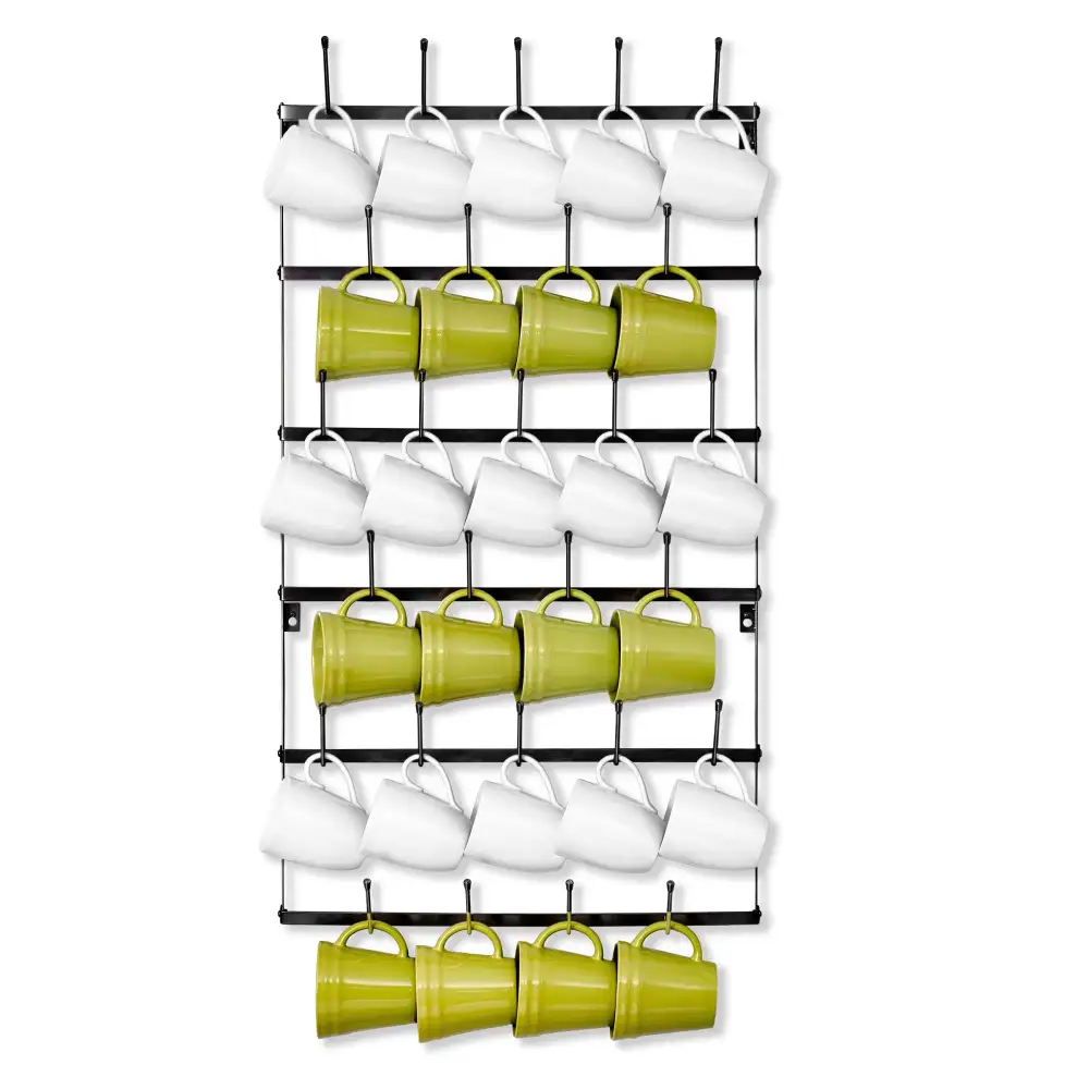 Wall Mounted Coffee Mug Holder Hooks