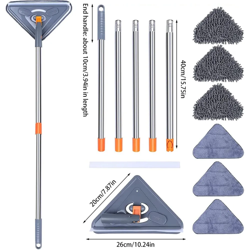 360° Rotating Triangle Mop Set