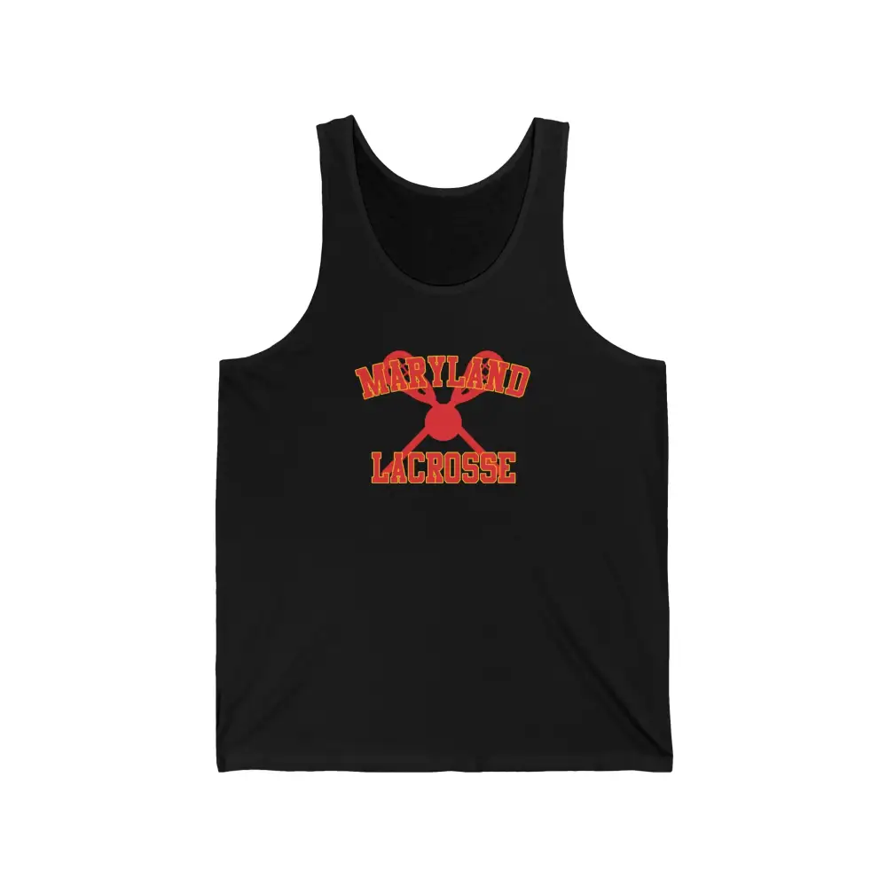 Lacrosse Stick Print Tank Top