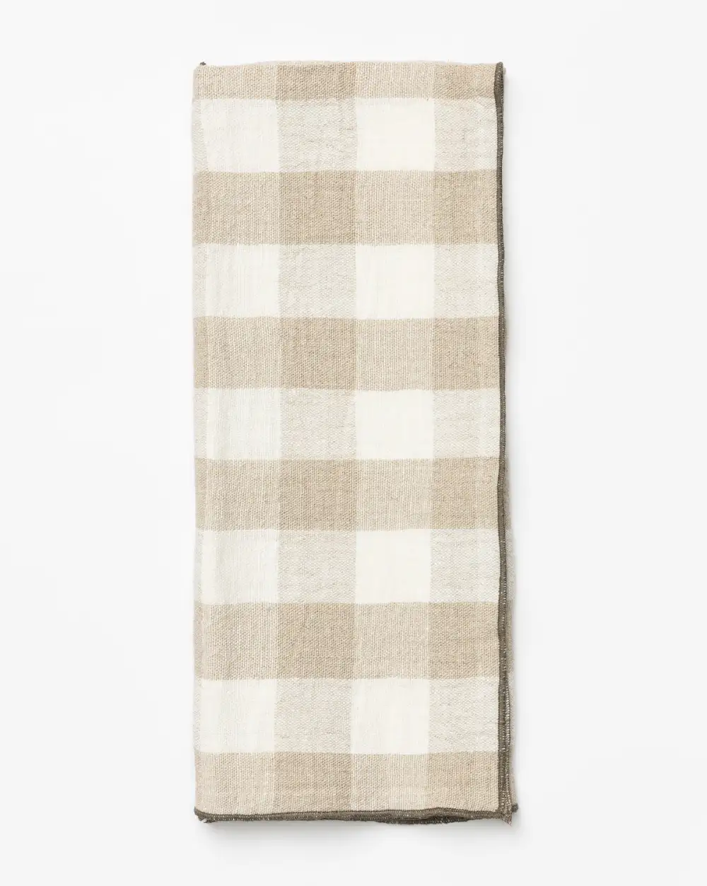 Checkered Linen Tea Towel