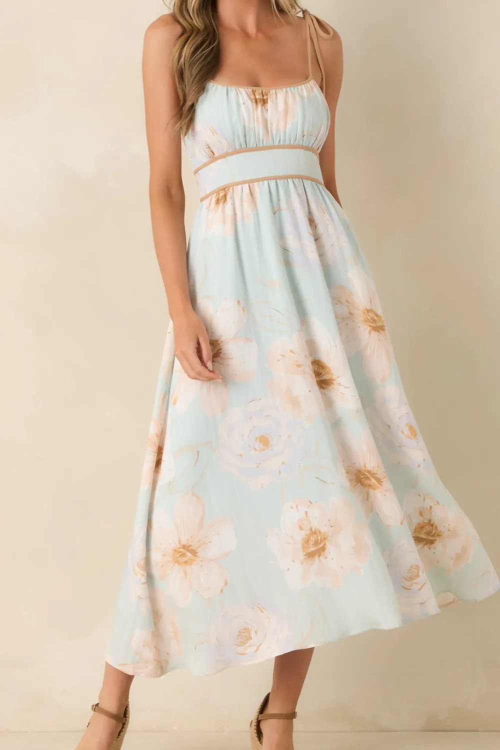 Floral Blooming Midi Dress