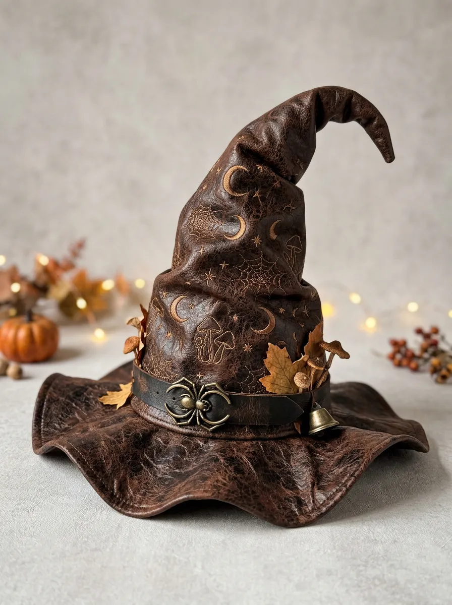 Spooky Mushroom Halloween Witch Hat